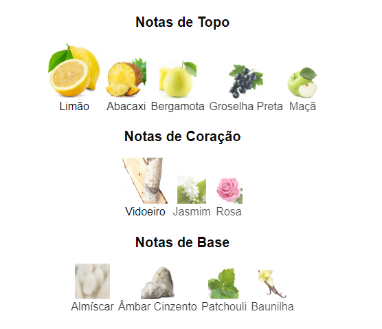 Notas Olfativas Club de Nuit intense Man